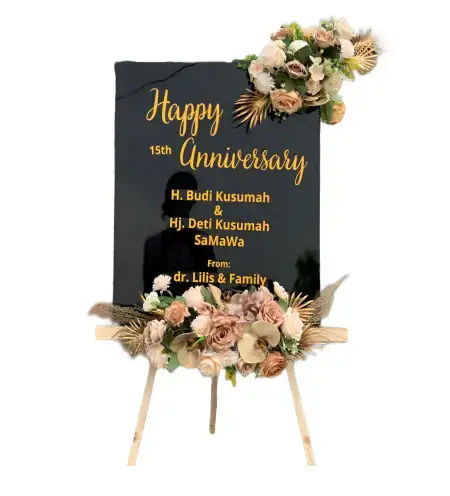 Papan Bunga Akrilik Wringin